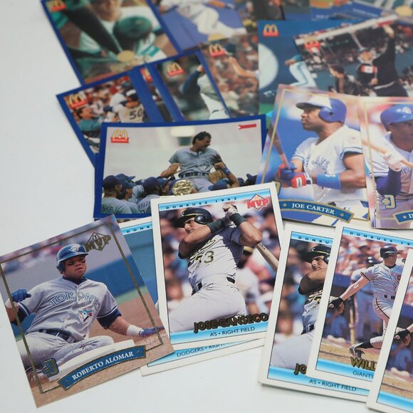 DonRuss Toronto Blue Jay MLB Baseball Cards 92/93 McDonalds Great Moments & MVP - Picture 8 of 14